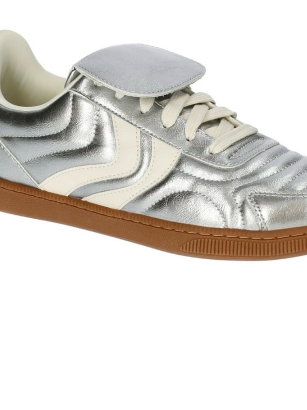 Madden NYC Silver Metallic Sneaker 8M